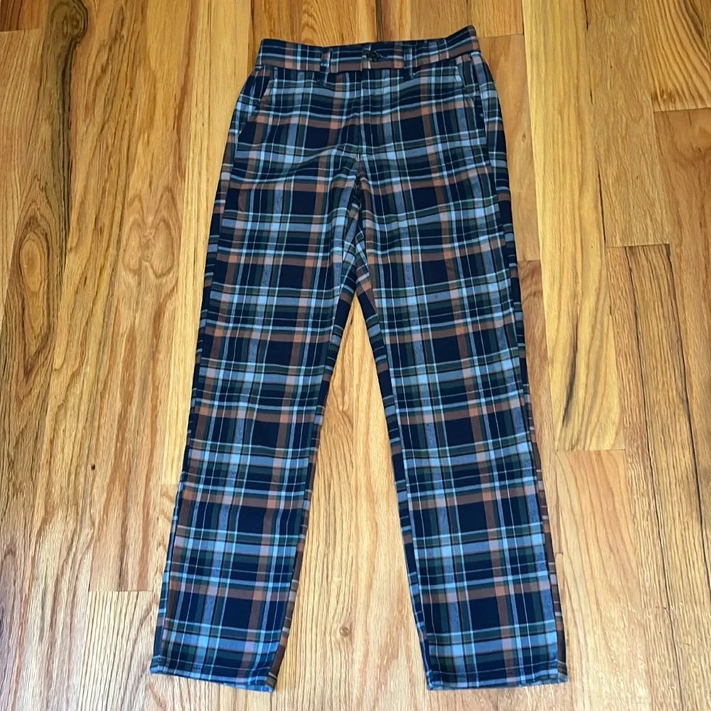 American Eagle Outfitters Women’s Plaid Trousers; Size 0